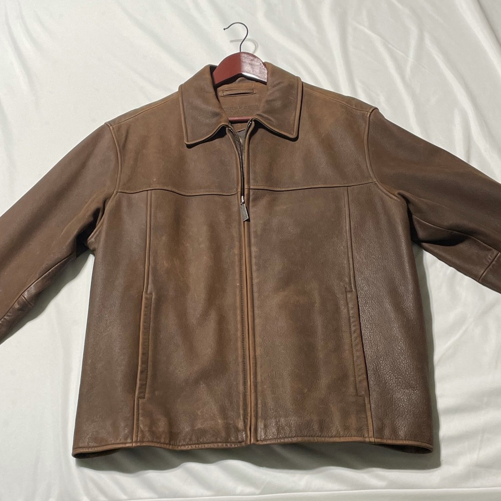 Roundtree & York leather jacket